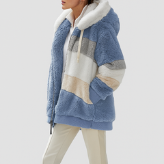 Isabella™ Zimowa Kurtka Damska z Kapturem i Zamkiem