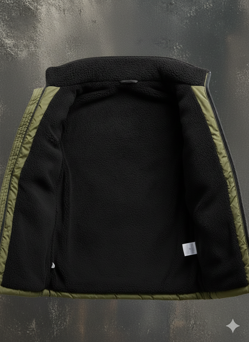 Luvia Warszawa | MĘSKA KURTKA ZAPINANA NA ZAMEK, QUILTOWANA, W MODERNYM KROJU