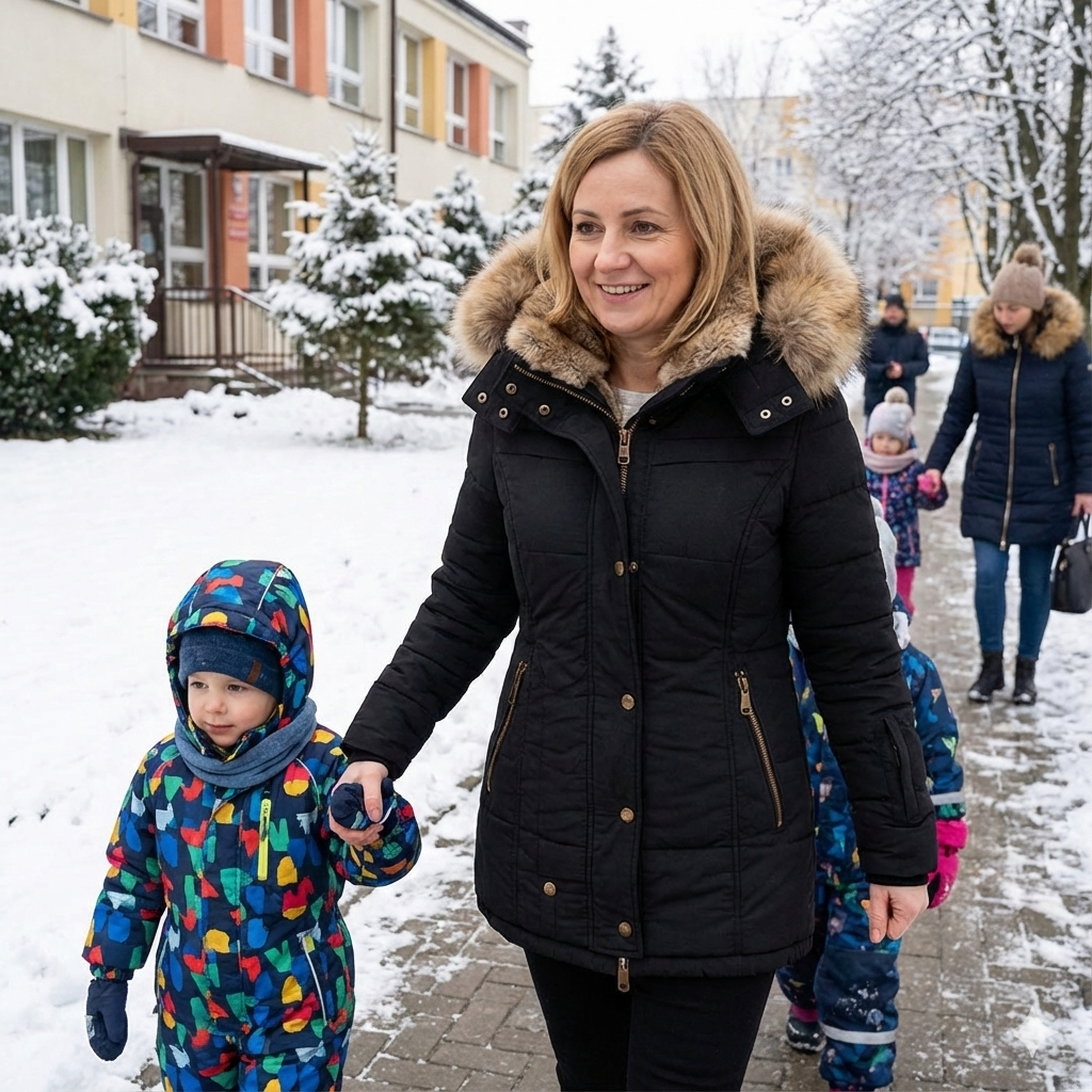 Anna | Zimowy płaszcz z futrzanym wykończeniem