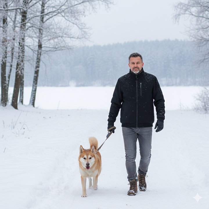ARVID THERMO | MĘSKA KURTKA Z FUTERKIEM