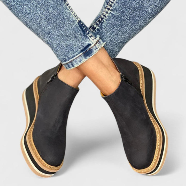 Solvina - Eleganckie Wodoodporne Botki