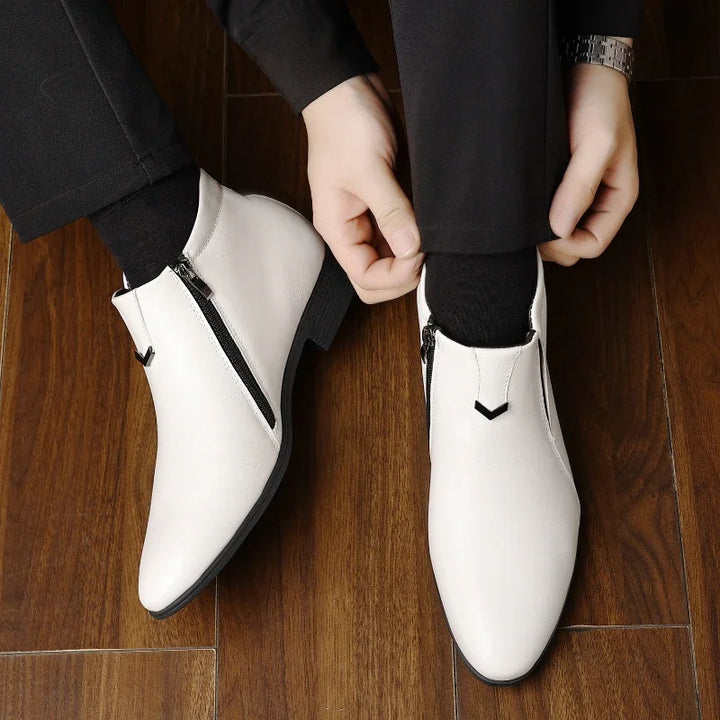 Pierre™ | Botki męskie z zamkiem błyskawicznym