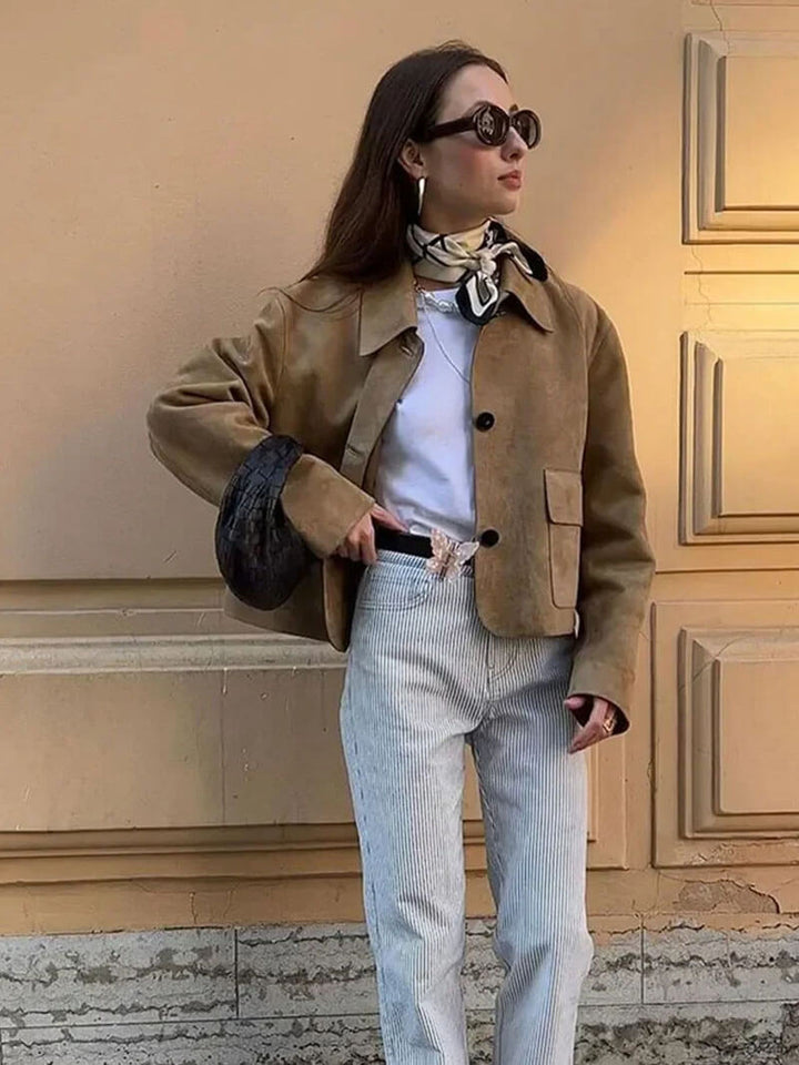 Kurtka z Faux Suede Marissa