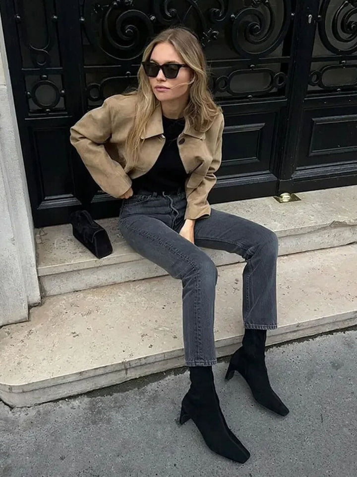 Kurtka z Faux Suede Marissa