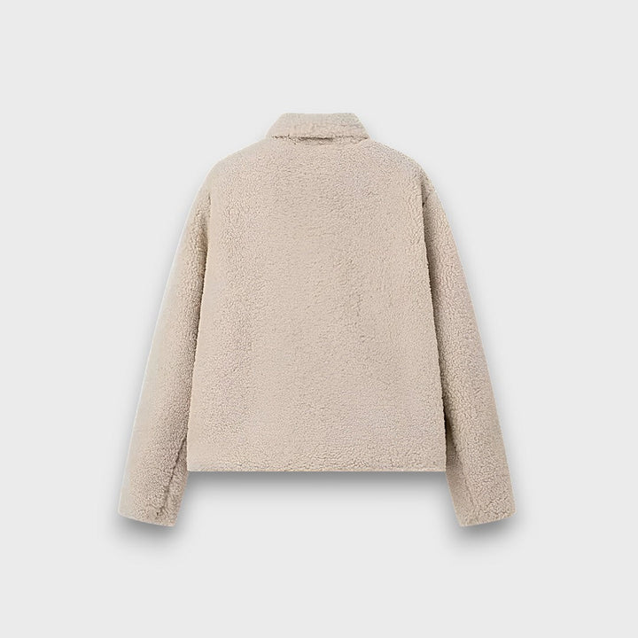 Elvianne – Kurtka z szerokim kołnierzem